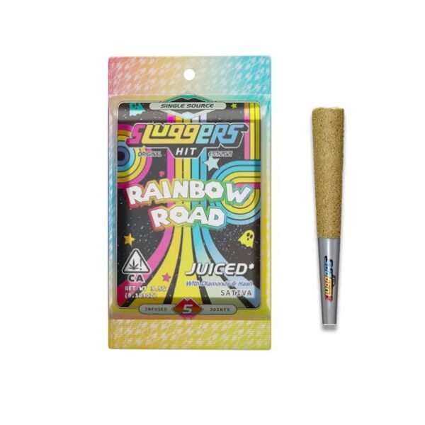 Sluggers Pre Roll - Juiced 5 Pack - Rainbow Road