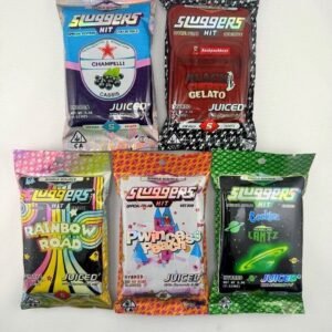 Sluggers Pre Roll - Juiced with Live Diamonds & Hash 5 Pack -