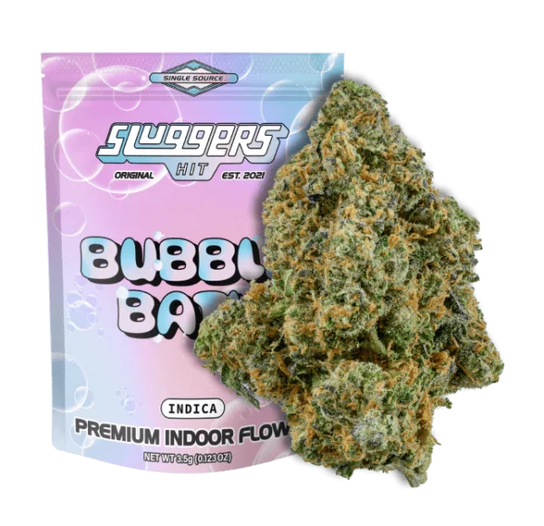 Sluggers Bubble Bath Weed Indica Flower 3.5g
